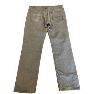 LEVI'S Gray Denim Straight Leg Jean 34 x 27